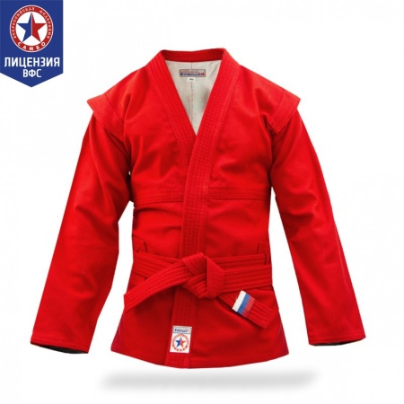 Купить Куртка для самбо "Атака" ВФС (подкладка, пояс)  р 36-48 в Александрове 